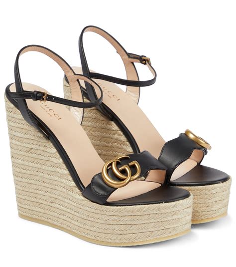 gucci schoenen dames espadrilles|Gucci espadrille wedge.